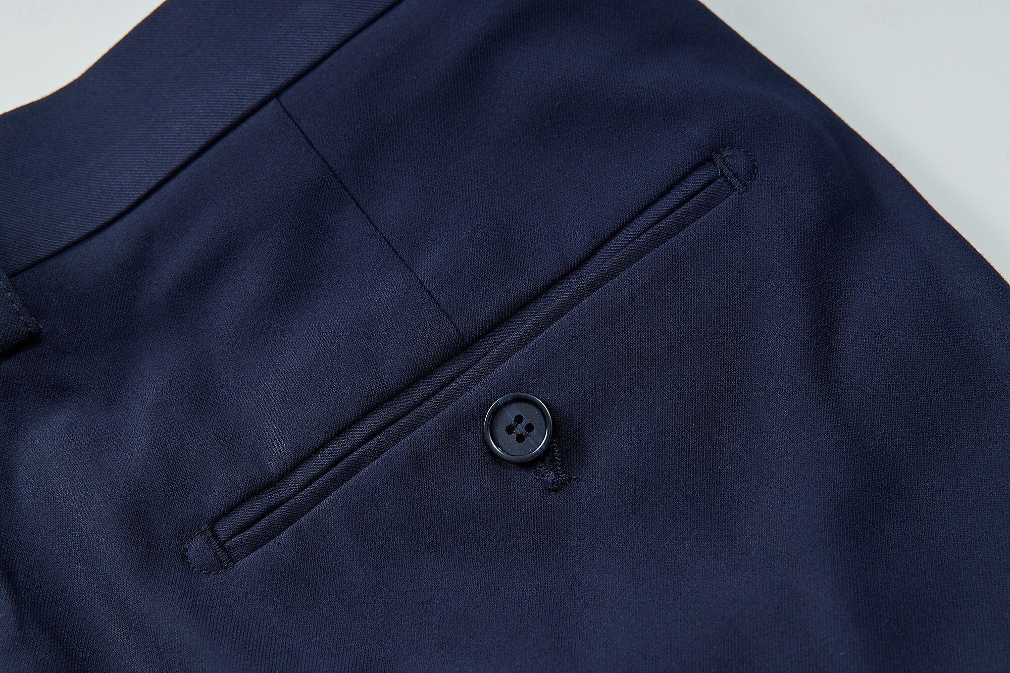 Wool Dress Pants Solid Color Pants