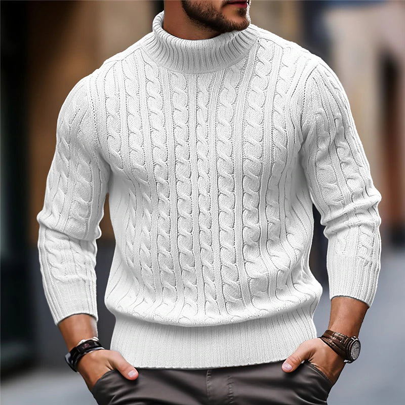 Men's Premium Cable Knit Sweater