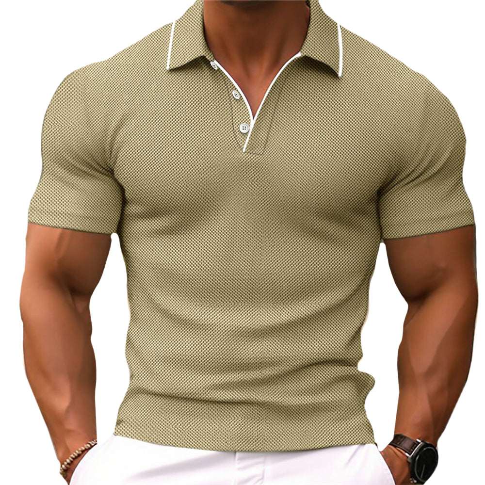 Edward Agustus Polo Shirt - Khaki Variant