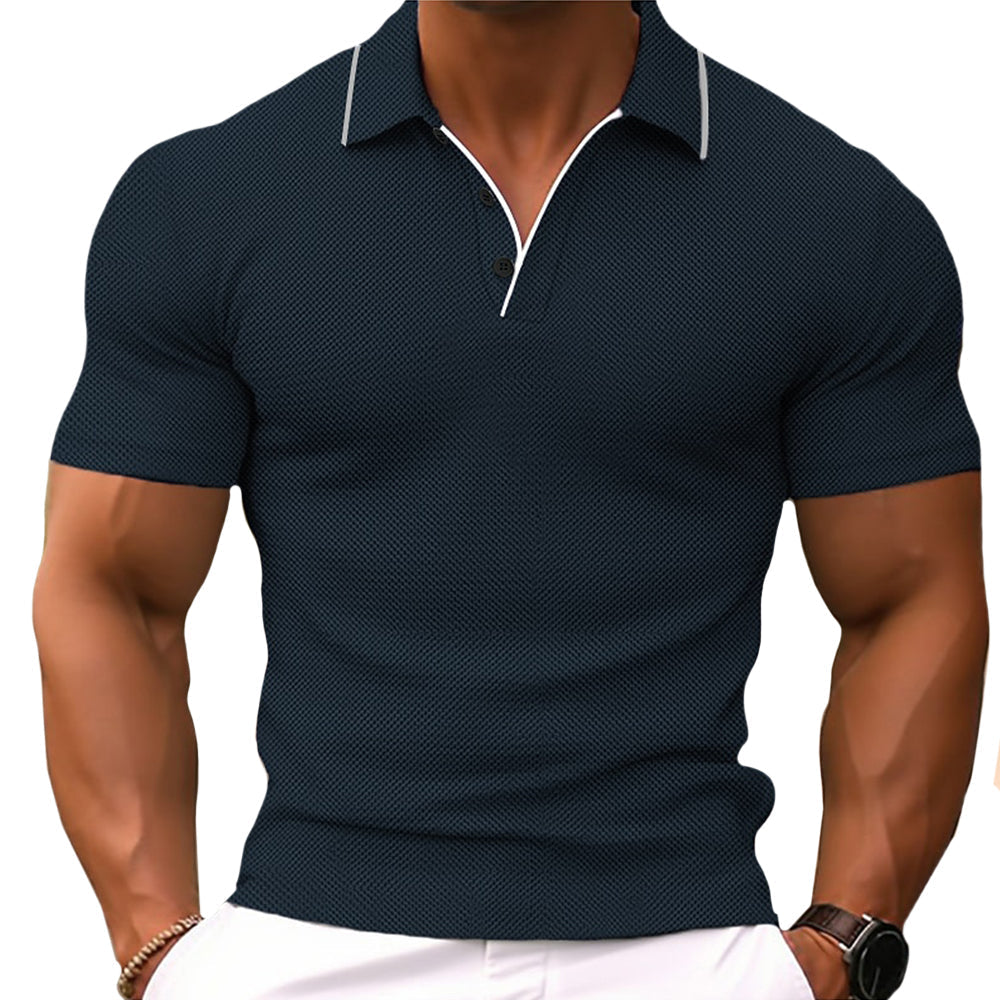 Edward Agustus Polo Shirt - Navy Variant
