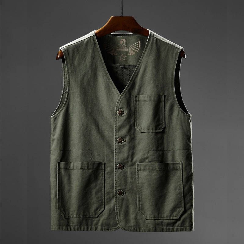 WarmthCraft Men's Eco-Vest with Retro Vest