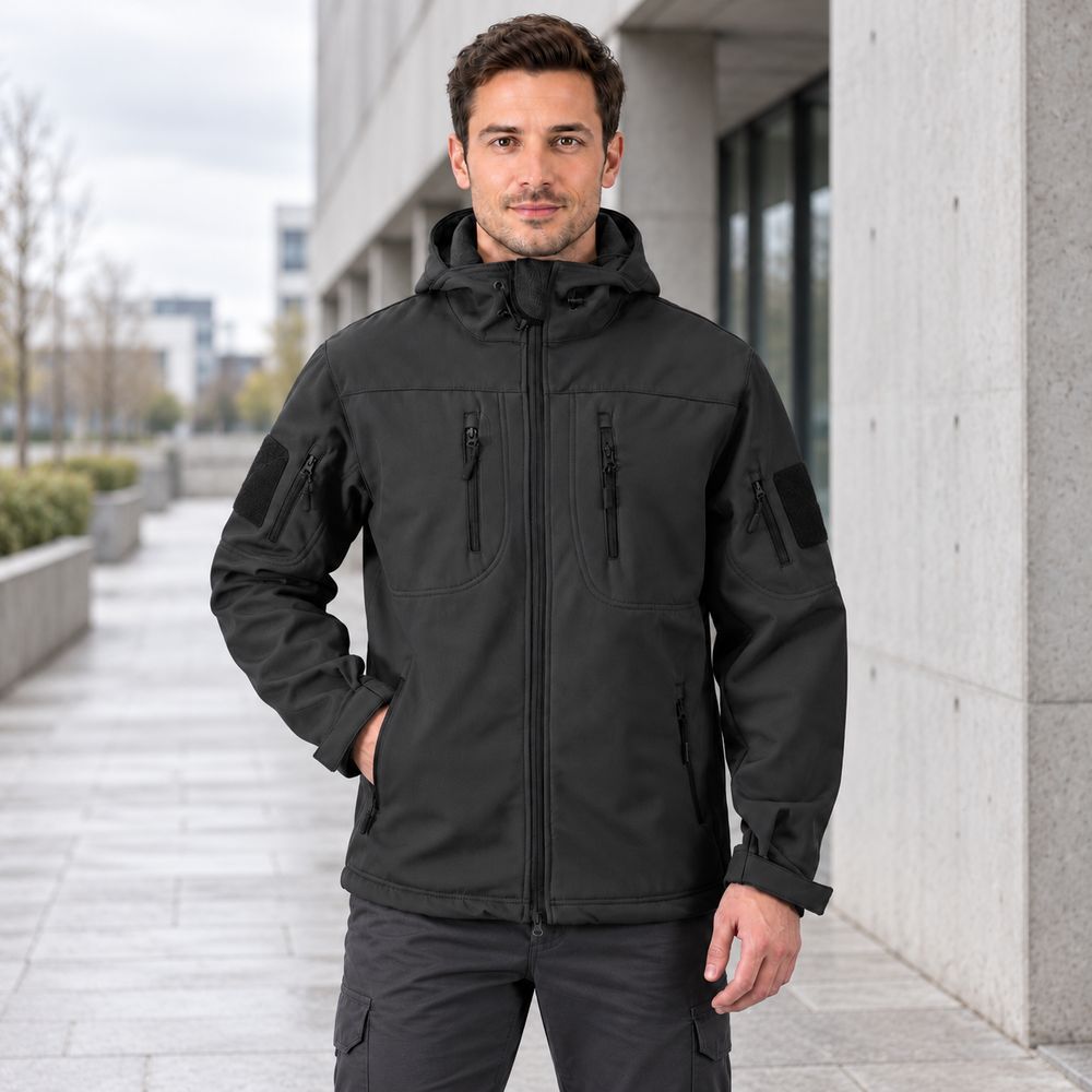 Men’s Waterproof Hooded Tactical Jacket