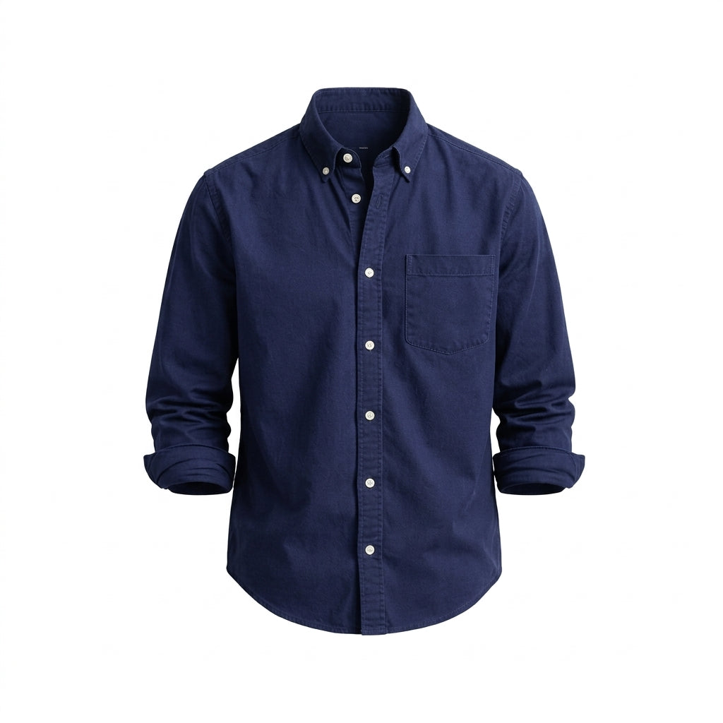 Men’s Classic Handmade Casual Button-Down Shirt