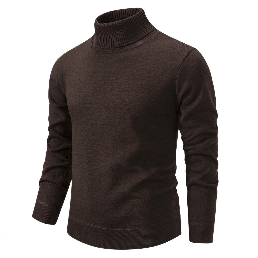 Men's Ribbed Turtleneck Sweater