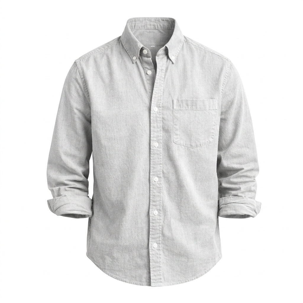 Men’s Classic Handmade Casual Button-Down Shirt