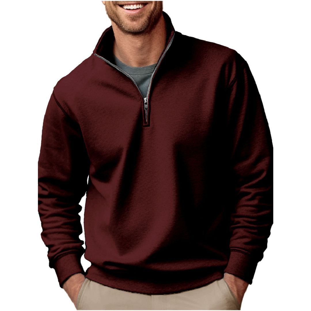 Men's Casual Zipper Sweatshirt