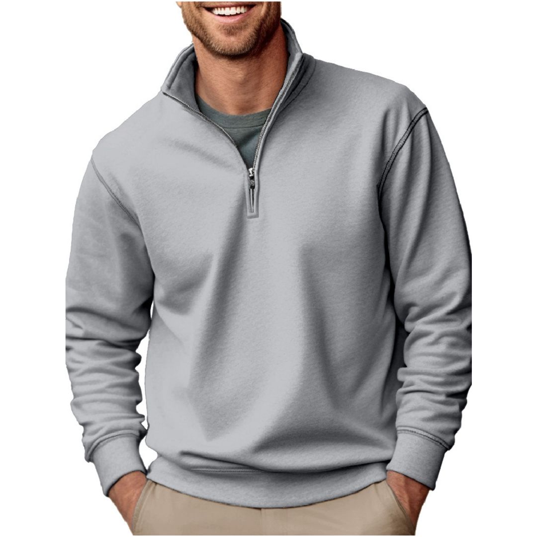 Men's Casual Zipper Sweatshirt