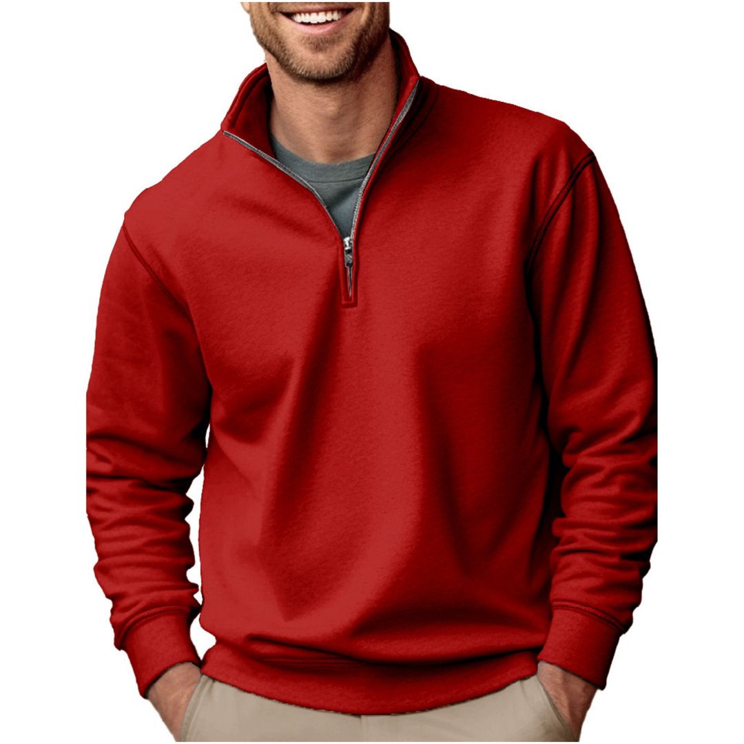 Men's Casual Zipper Sweatshirt