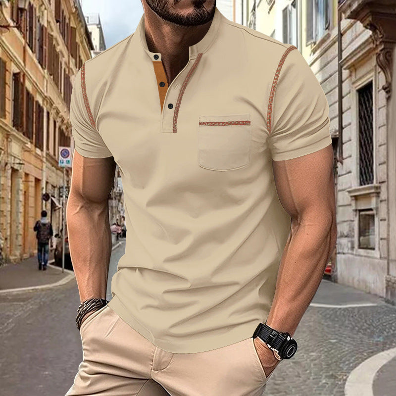 Herren moderner klassischer Polo -Shirt