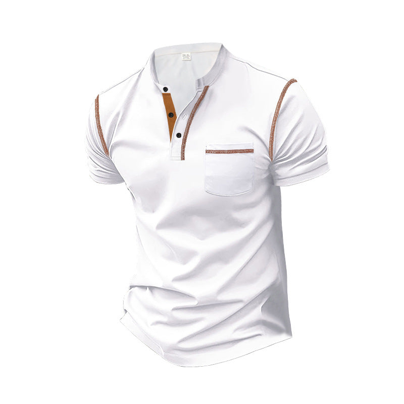 Herren moderner klassischer Polo -Shirt