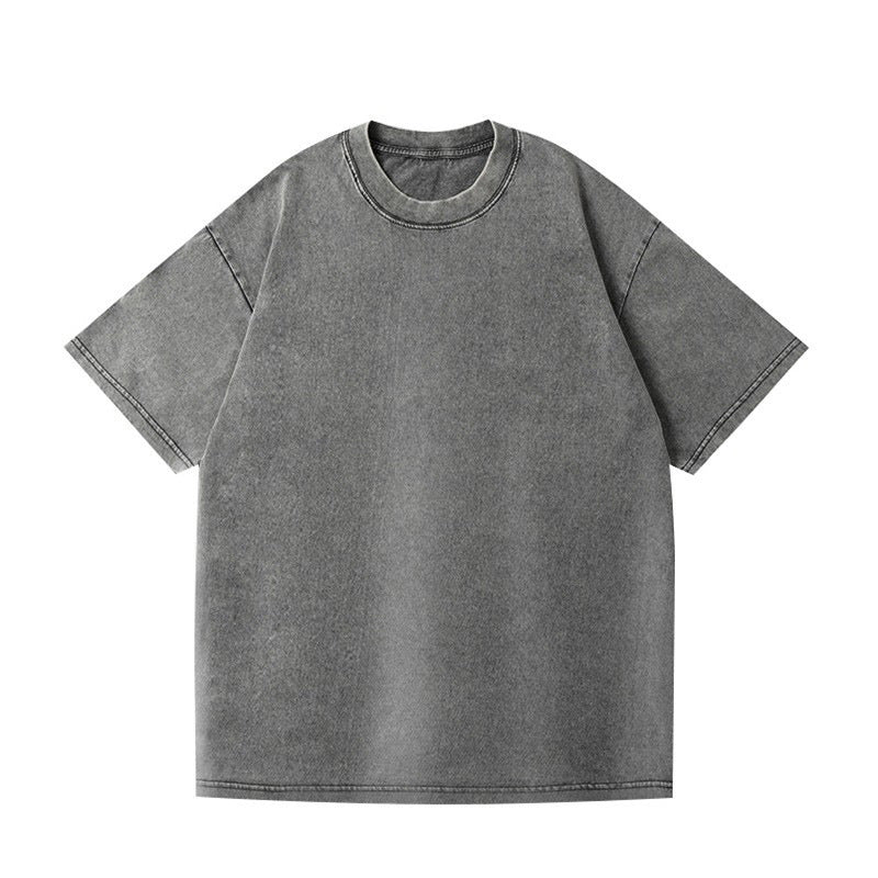 Vintage-T-Shirt für Herren aus Premium-gewaschener Baumwolle