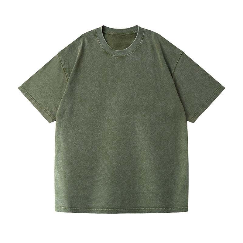 Vintage-T-Shirt für Herren aus Premium-gewaschener Baumwolle