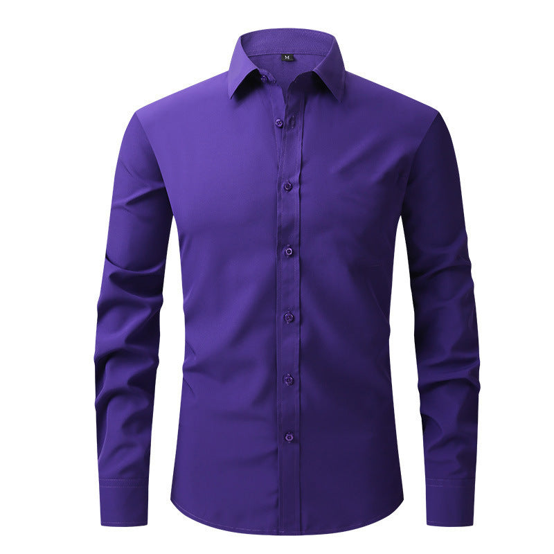 Purple shirt on a white background