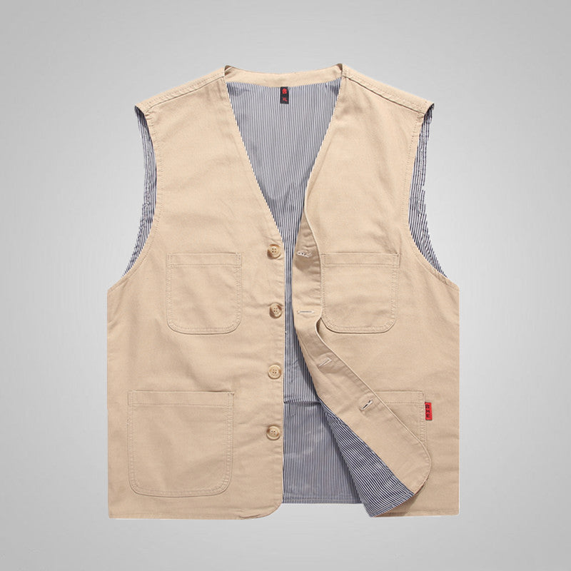 WarmthCraft Men's Eco-Vest with Retro Vest