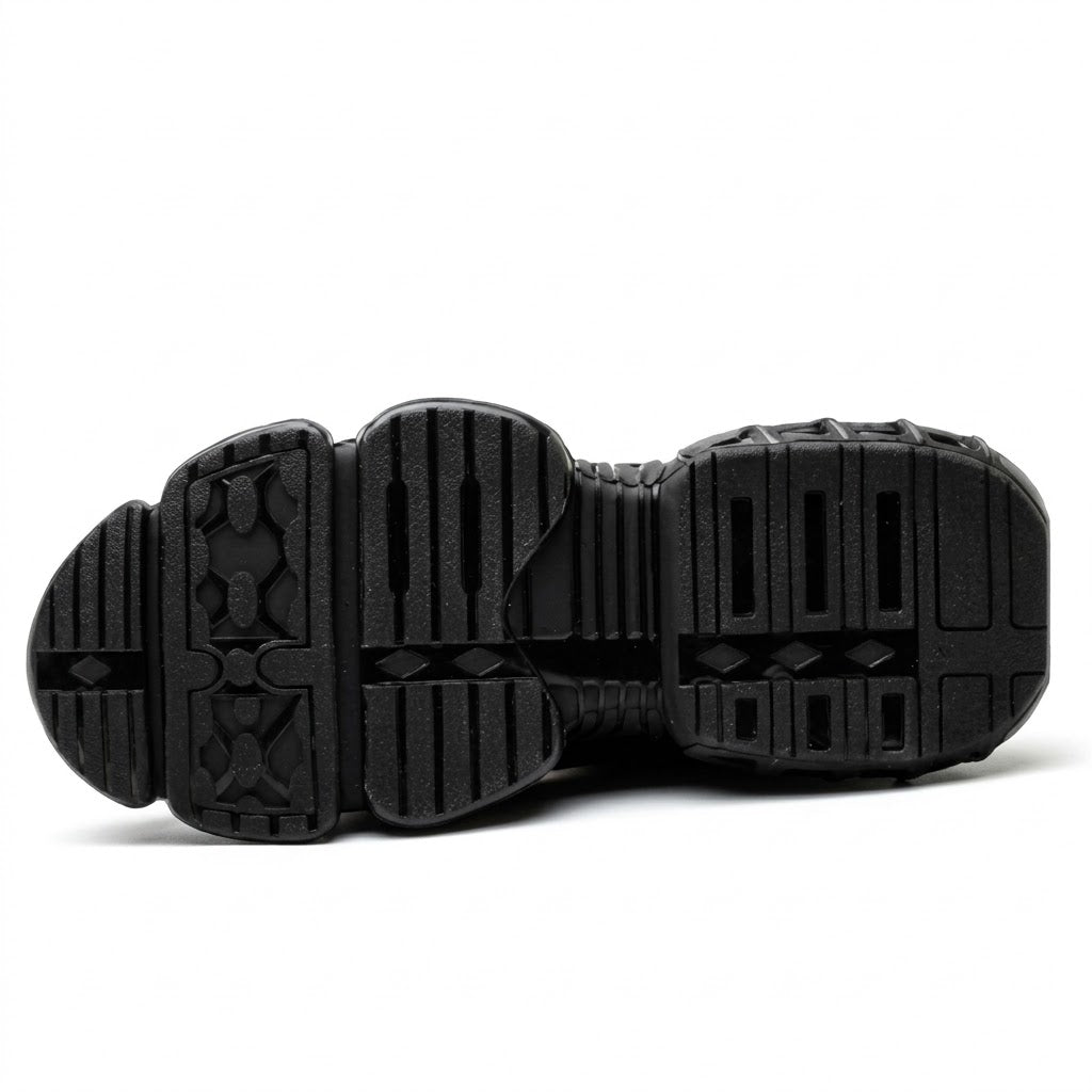 Men's Lightweight Safety Work Shoes with Impact-Resistant Toe